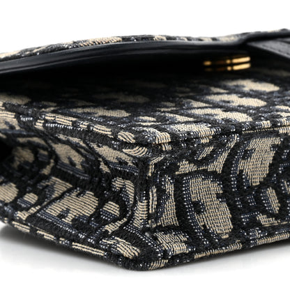 Christian Dior Oblique Saddle Belt Bag Blue 10 of 13