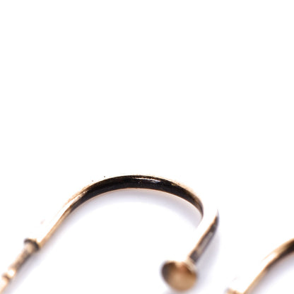 Chanel Gripoix Dangle Earrings Gold 4 of 7