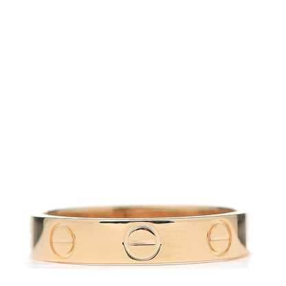 Cartier 18K Yellow Gold 3.5mm LOVE Wedding Band Ring 49 4.75 3 of 4
