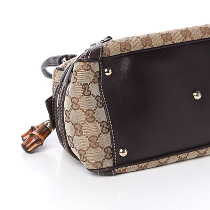 Gucci Monogram Medium Wave Boston Dark Brown 7 of 8