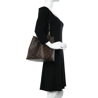 Louis Vuitton Monogram Neonoe MM Black 2 of 9