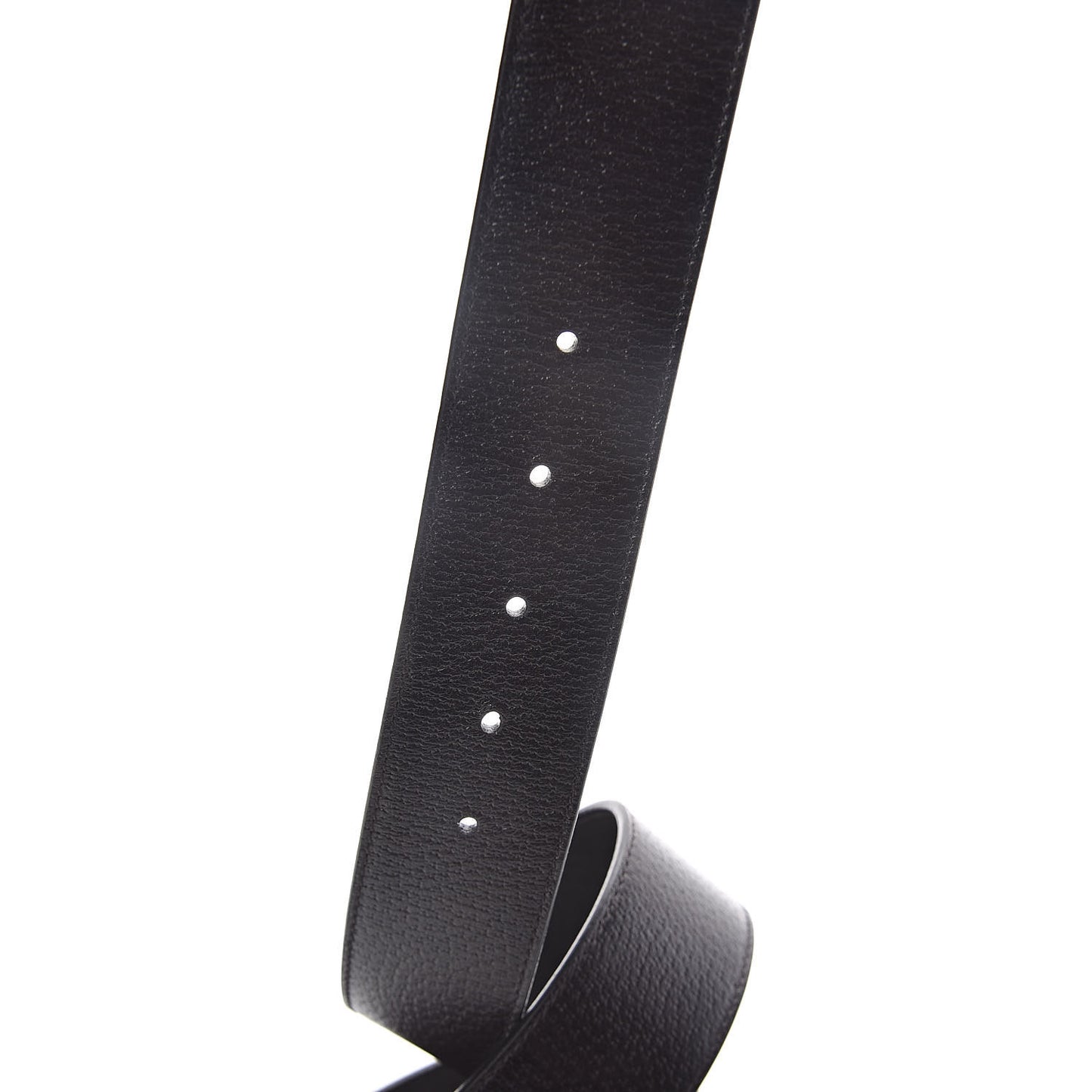 Textured Dollar Calfskin Double G 40mm Belt 100 40 Dark Cocoa
