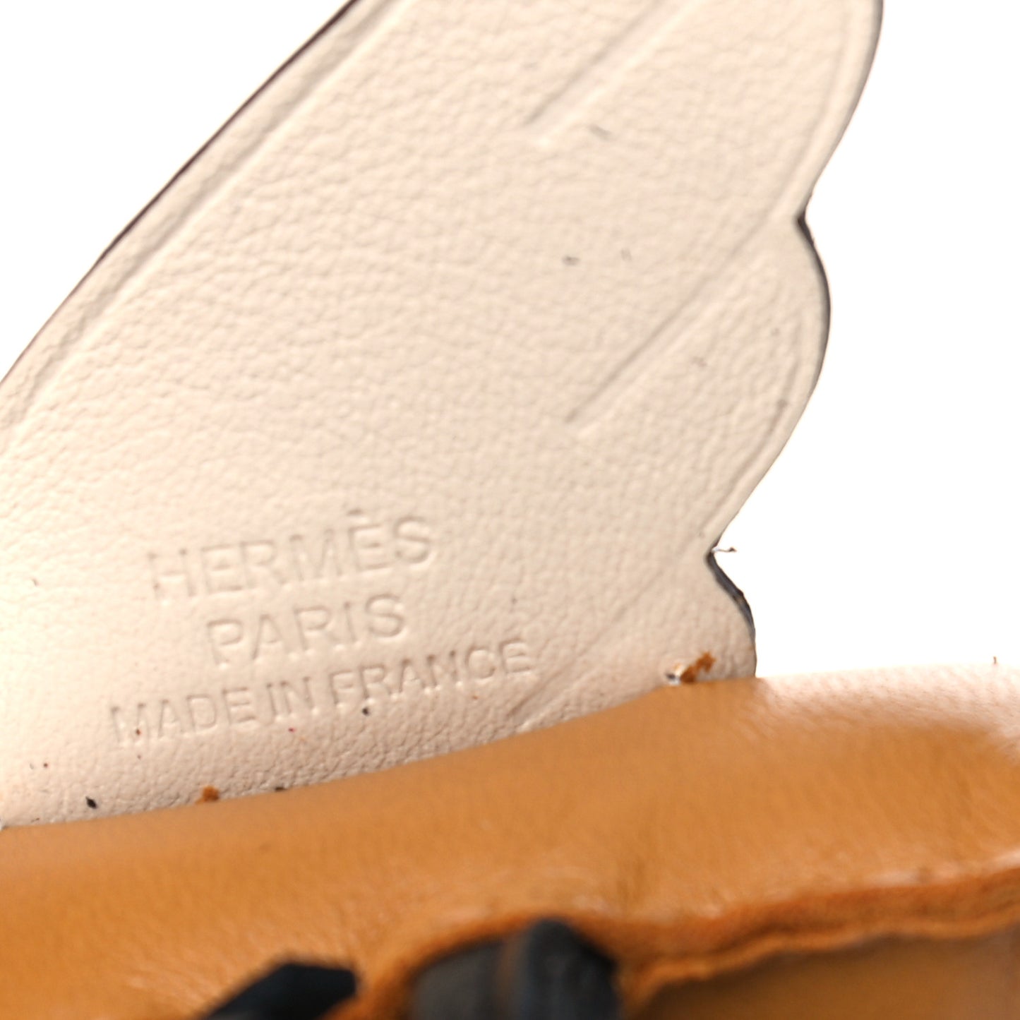 Milo Lambskin Grigri Rodeo Pegase Horse Bag Charm PM Sesame Black Nata