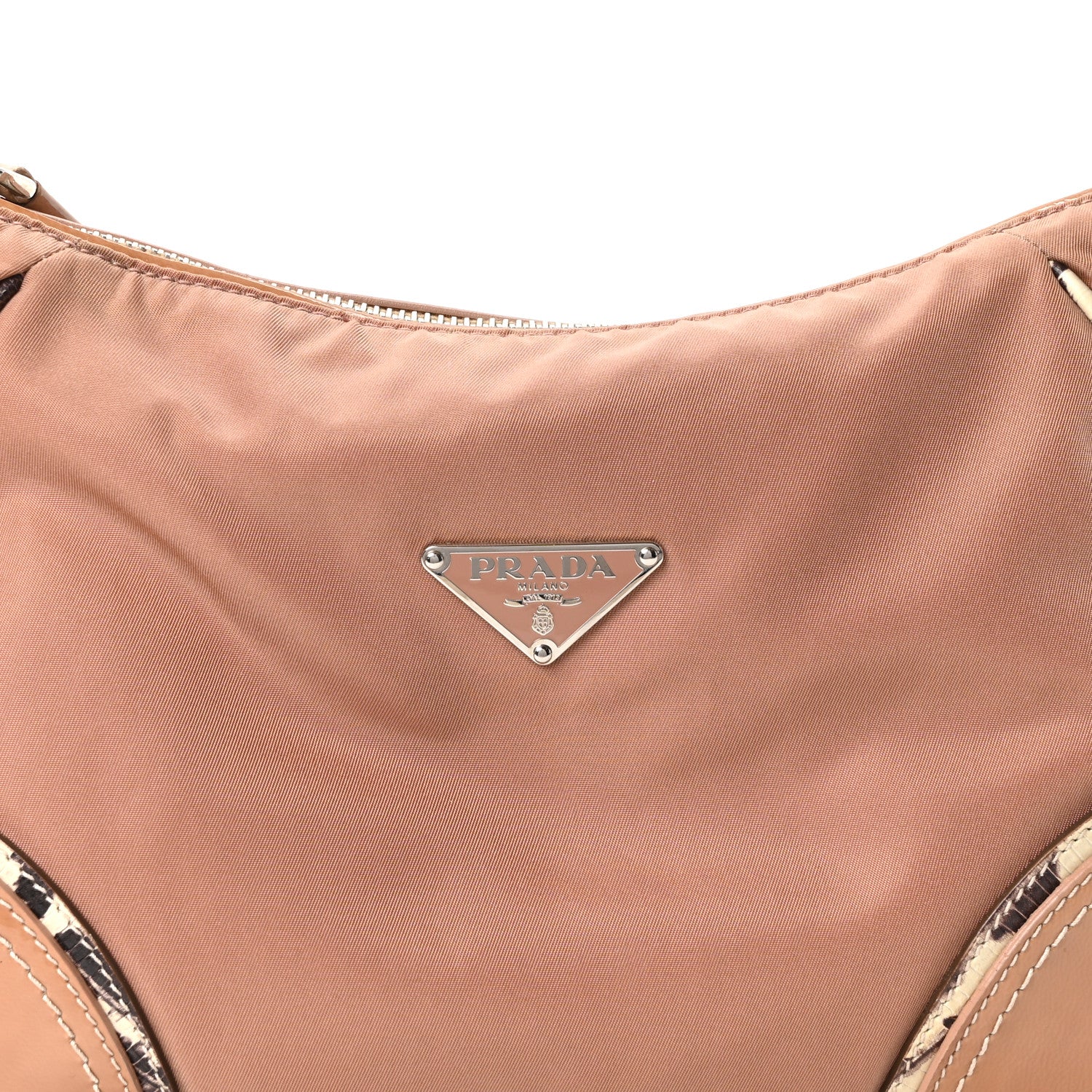 Prada Tessuto Vernice Shoulder Bag Cipria 8 of 10