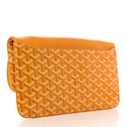 Goyard Goyardine Sainte Marie Soft Clutch Yellow 3 of 9