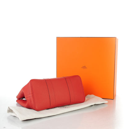 Hermes Vache Country Garden Party 36 MM Rouge Duchesse 4 of 6