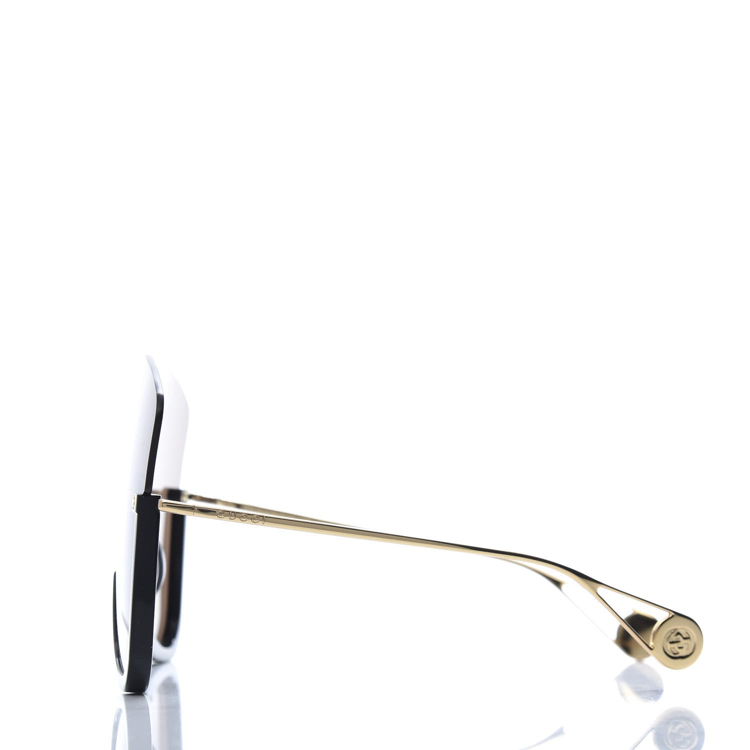 Gucci Oversized Aviator Sunglasses GG0540S Black 3 of 8