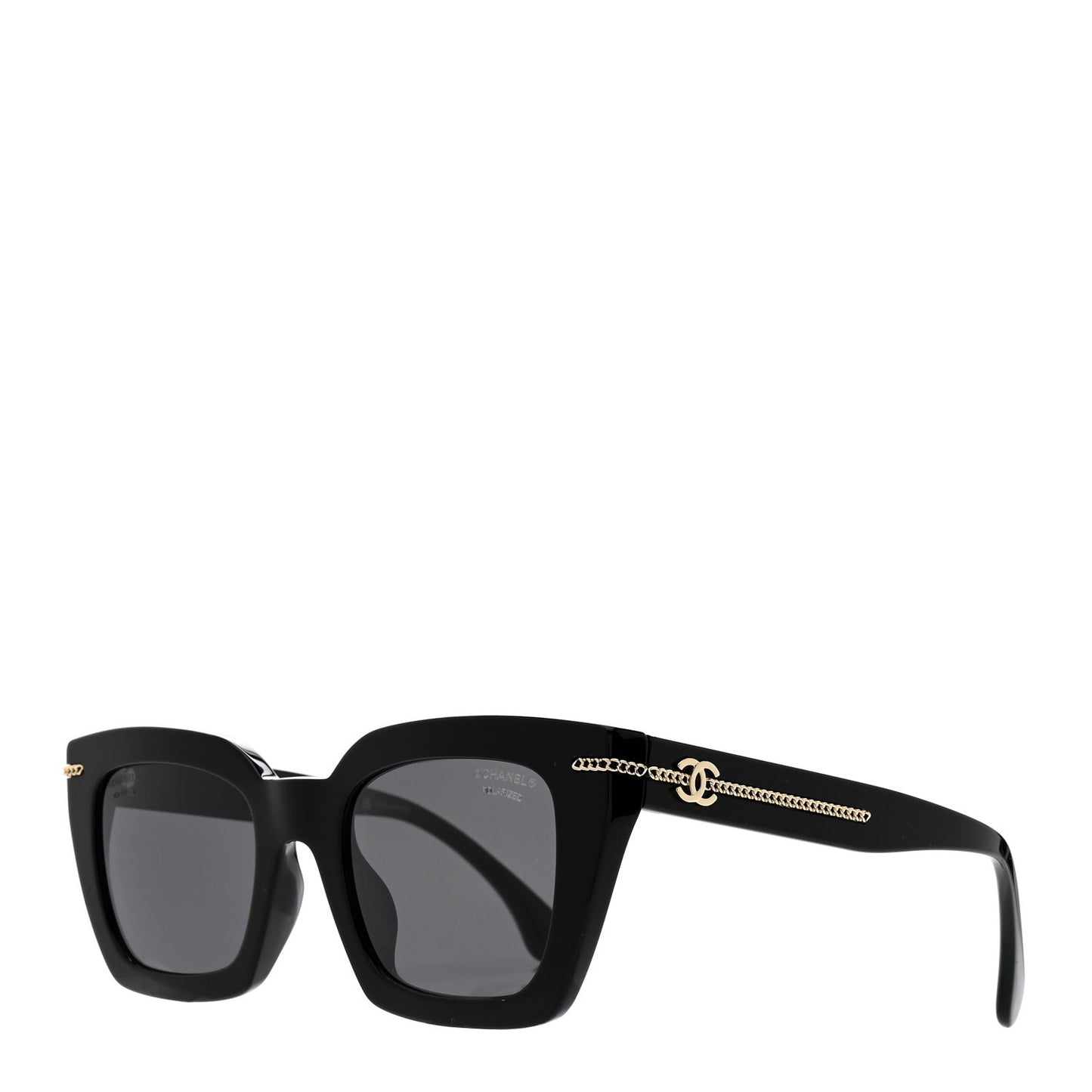 Acetate Square Sunglasses 5509-A Black