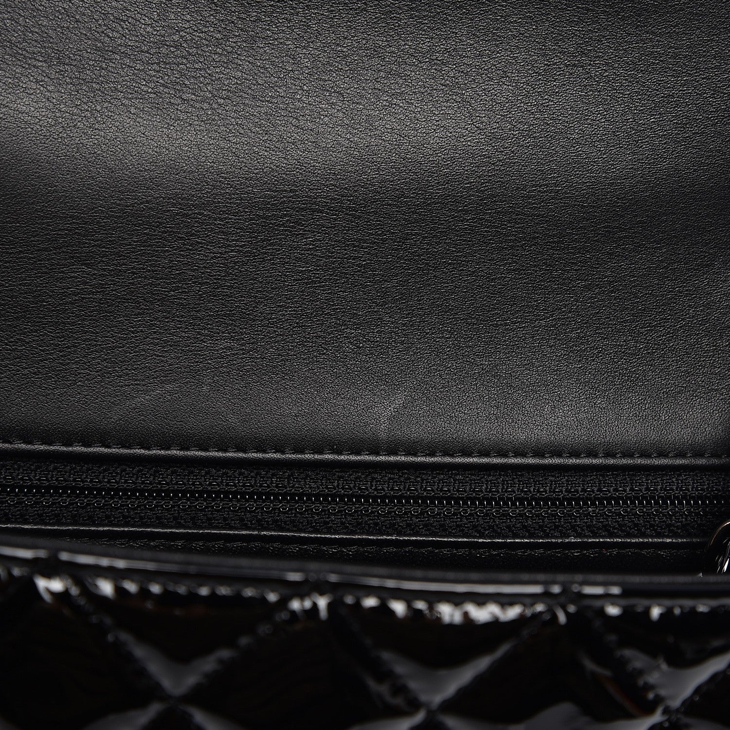 Chanel Patent Calfskin Quilted Mini Rectangular Flap Black 8 of 9