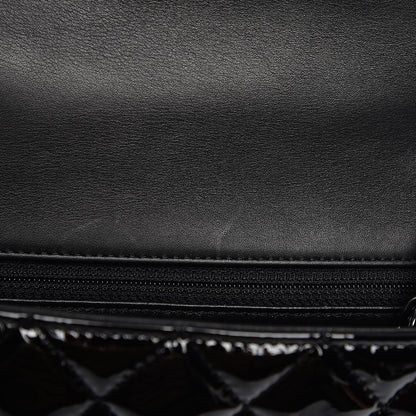 Chanel Patent Calfskin Quilted Mini Rectangular Flap Black 8 of 9
