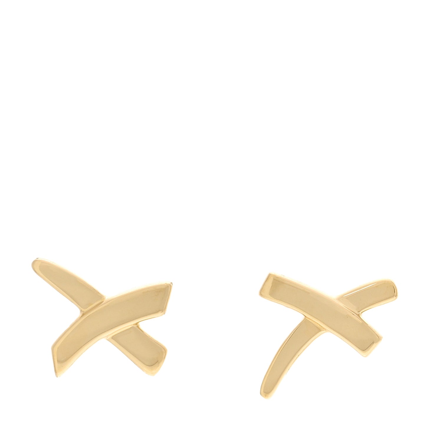 18K Yellow Gold Paloma's Graffiti X Earrings