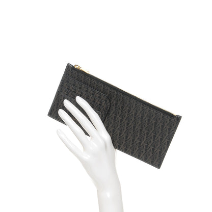 Saint Laurent Classic Toile Monogram 4 Fragments Zip Pouch Black 2 of 8