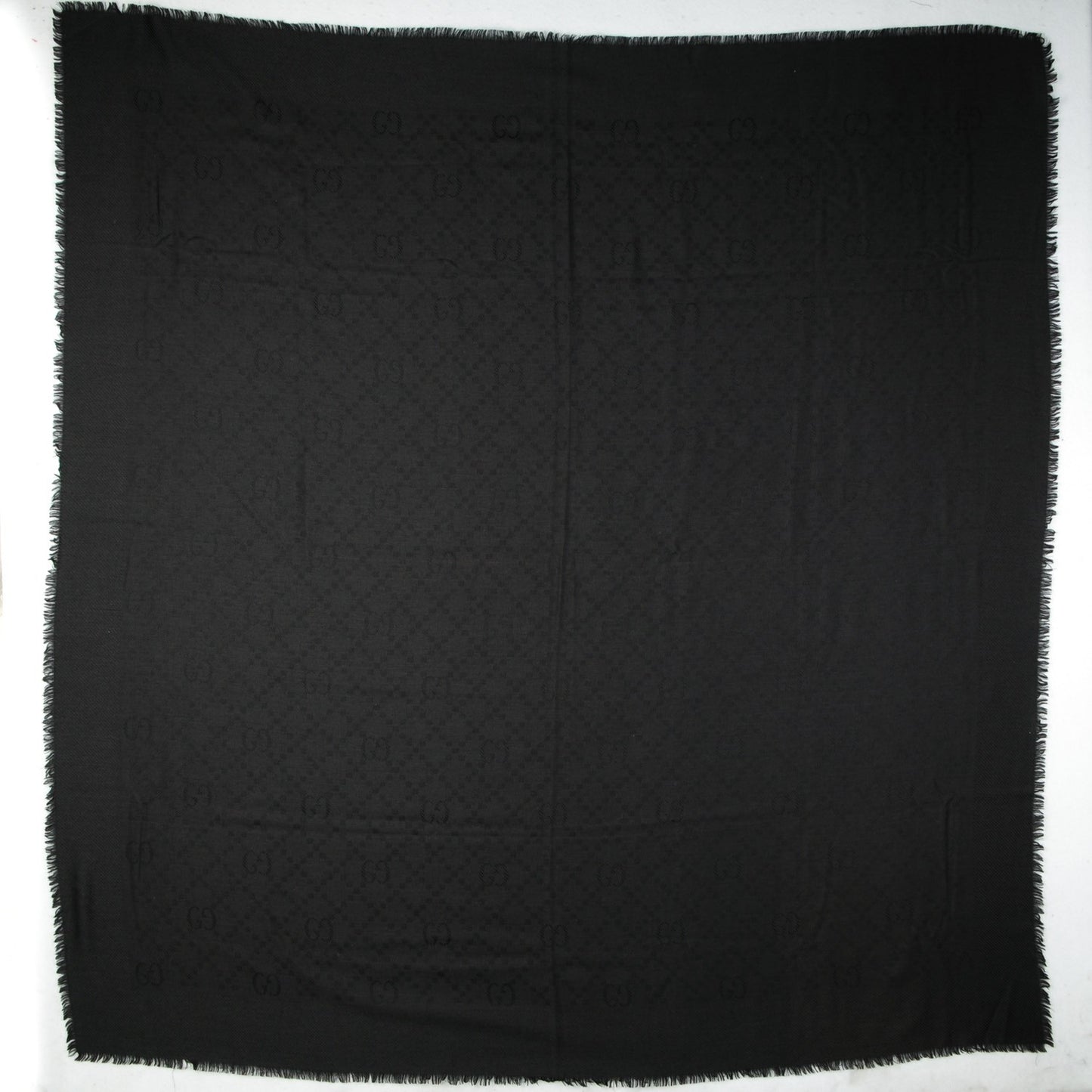 Diamante Woven Shawl Black