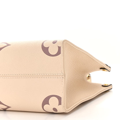 Louis Vuitton Empreinte Monogram Giant Onthego PM Creme Bois de Rose 9 of 9