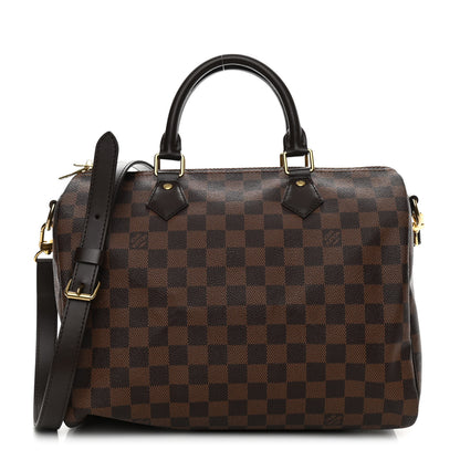 Louis Vuitton Damier Ebene Speedy Bandouliere 30 1 of 10