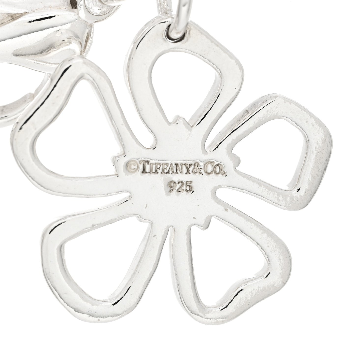 Sterling Silver Flower Charm Bracelet