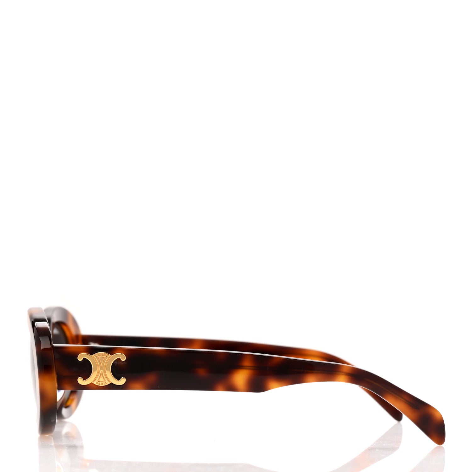 Celine Acetate Triomphe 01 Sunglasses CL 40194U Tortoise 3 of 6