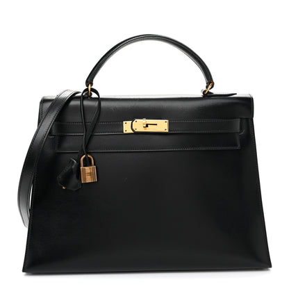 Hermes Box Kelly Sellier 32 Black 1 of 13