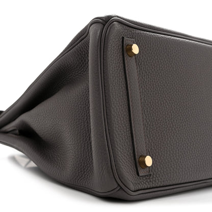 Hermes Togo BIRKIN 30 Etain 9 of 11