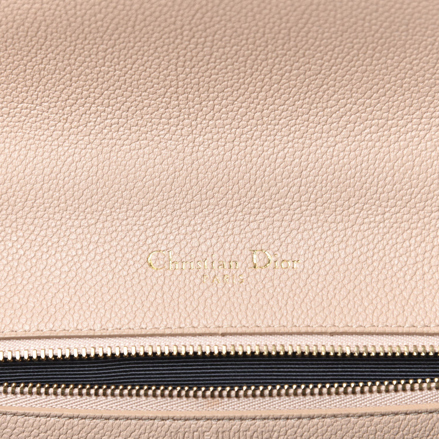 Christian Dior Grained Calfskin Medium Diorama Flap Bag Nude 9 of 11