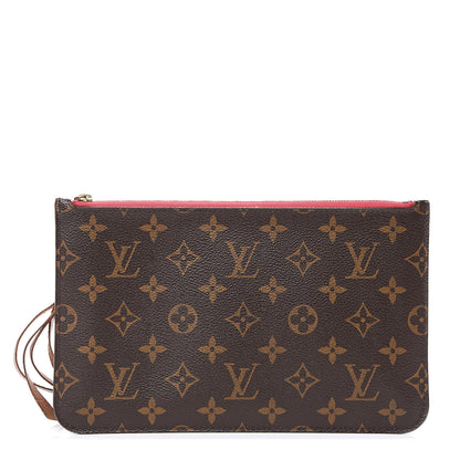 Louis Vuitton Monogram Neverfull MM GM Pochette Grenade 1 of 12