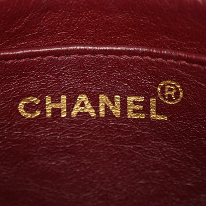 Chanel Lambskin Chevron Quilted Mini Square Flap Black 6 of 13