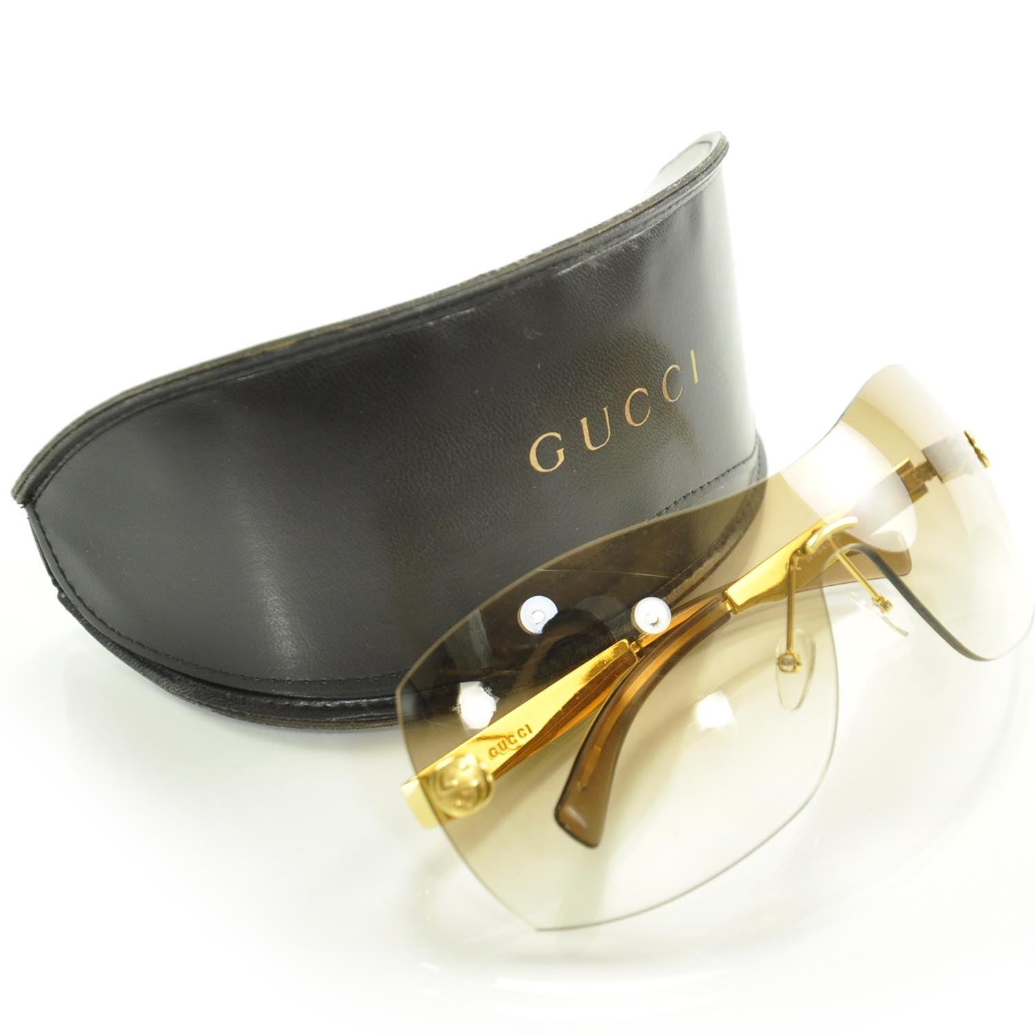 Gucci Rimless Sunglasses Peach 2 of 7