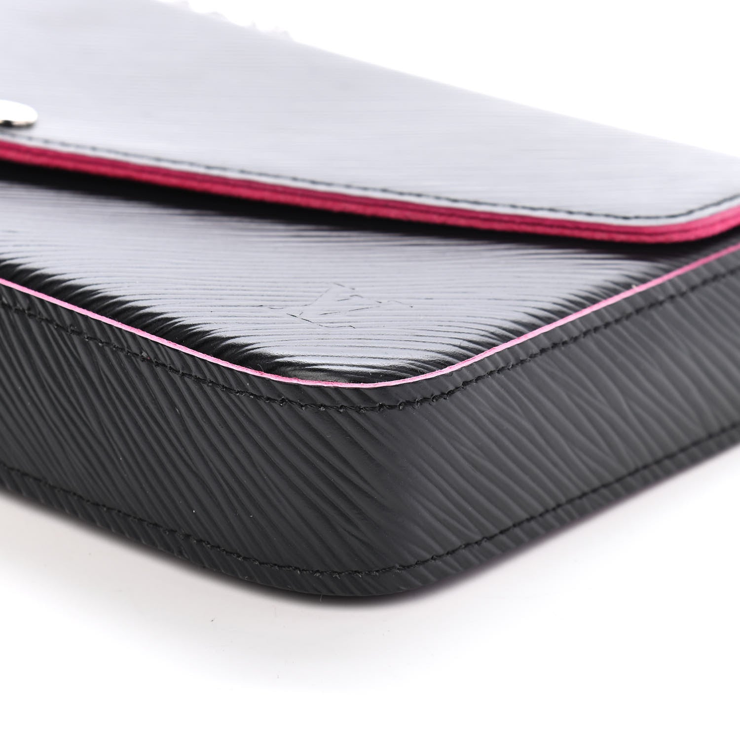 Louis Vuitton Epi Pochette Felicie Black Hot Pink 9 of 9