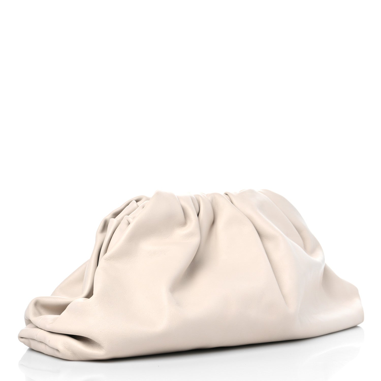 Bottega Veneta Smooth Butter Calf The Pouch Oversized Clutch Mist 3 of 12