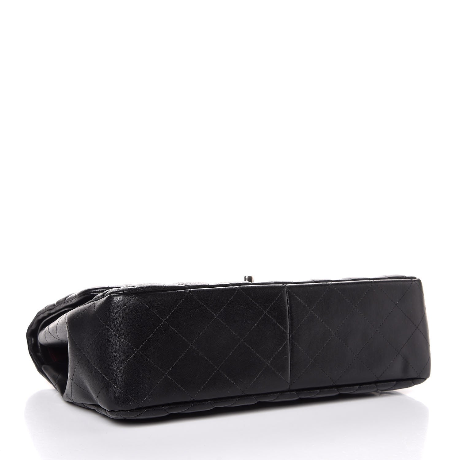 Chanel Lambskin Quilted Jumbo Double Flap Black 4 of 7