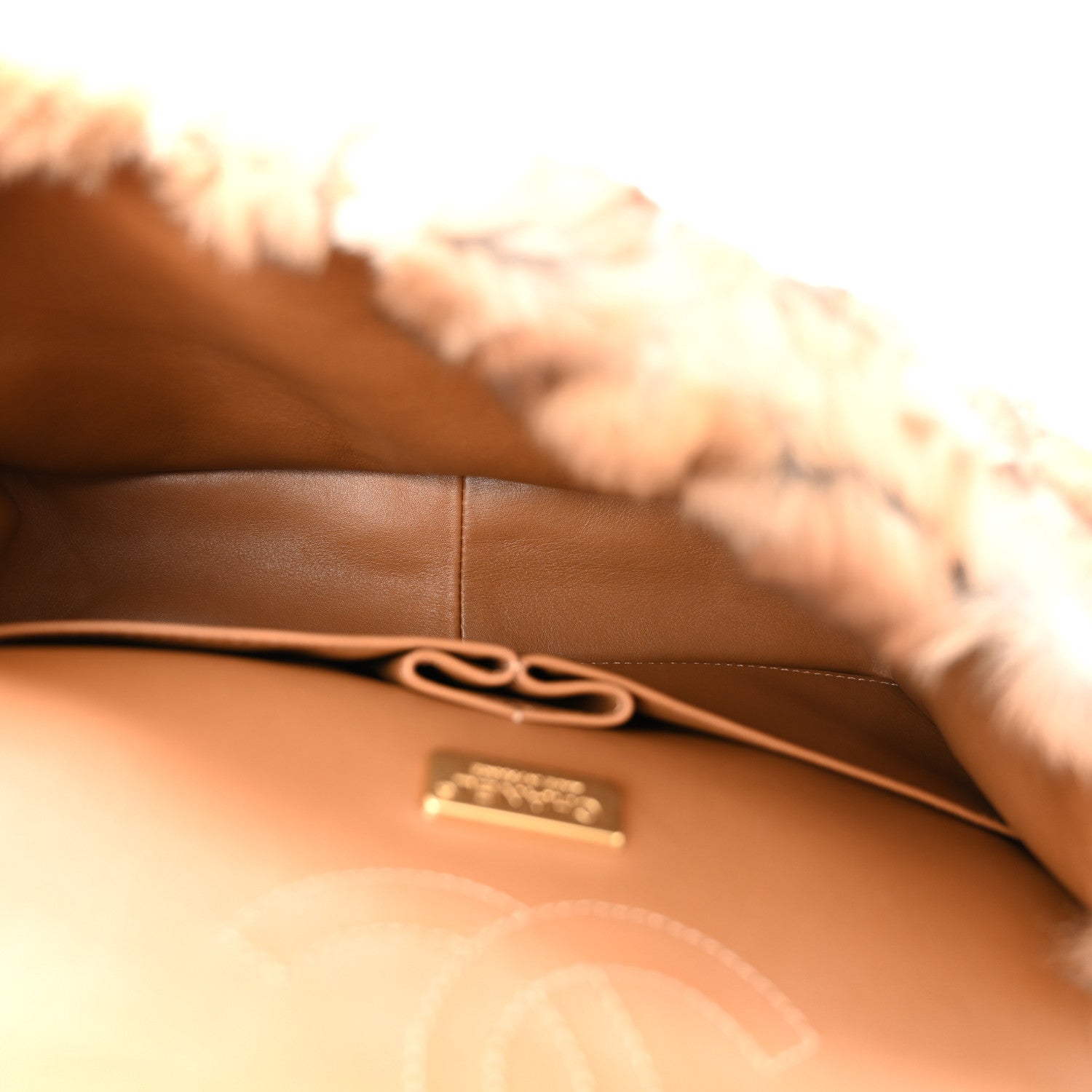 Chanel Rabbit Fur 2.55 Reissue 226 Flap Brown White 5 of 11
