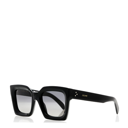 Celine Acetate Square Sunglasses CL401301 Black 1 of 6
