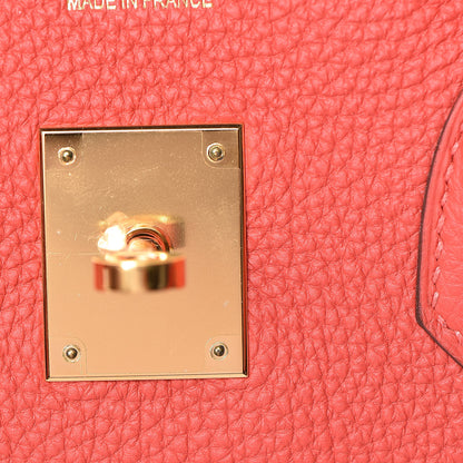 Hermes Togo Birkin 35 Rouge Pivoine 22 of 29