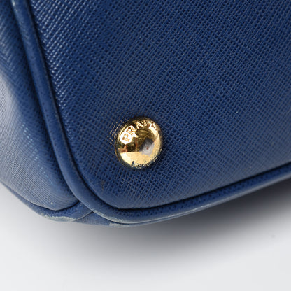 Prada Saffiano Lux Large Tote Bluette 23 of 25