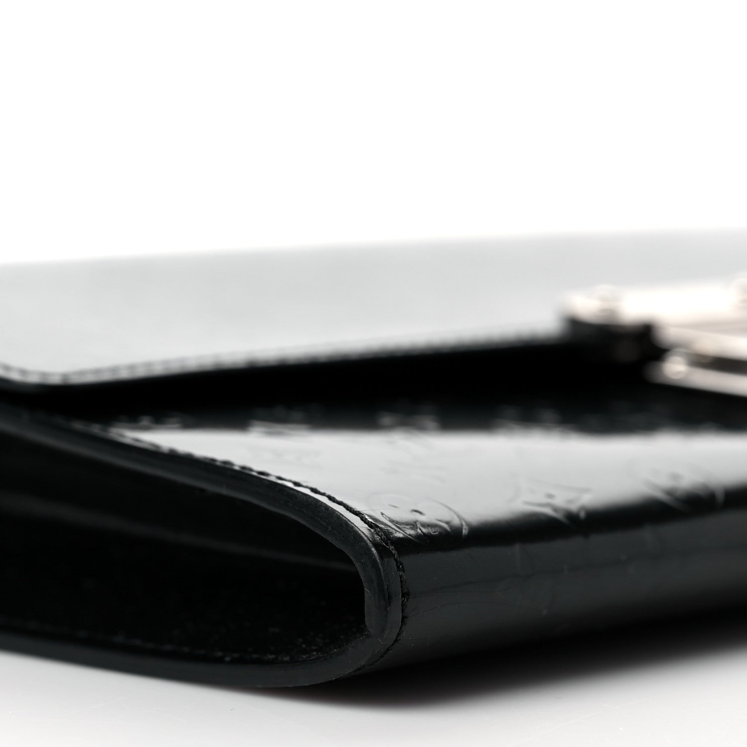 Louis Vuitton Monogram Glace Anouchka Pochette MM Black 8 of 11