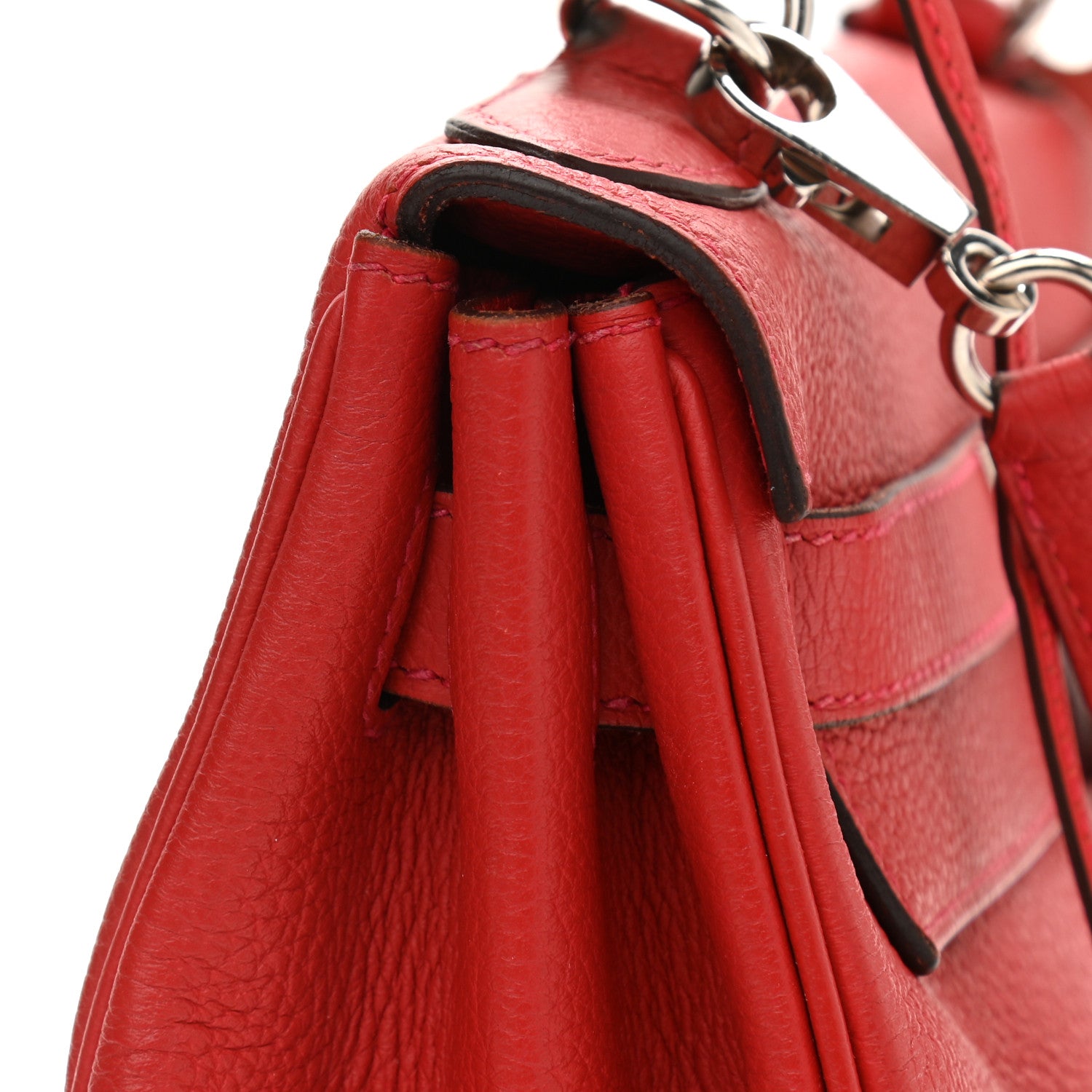 Hermes Taurillon Clemence Kelly Retourne 28 Rouge Casaque 22 of 22