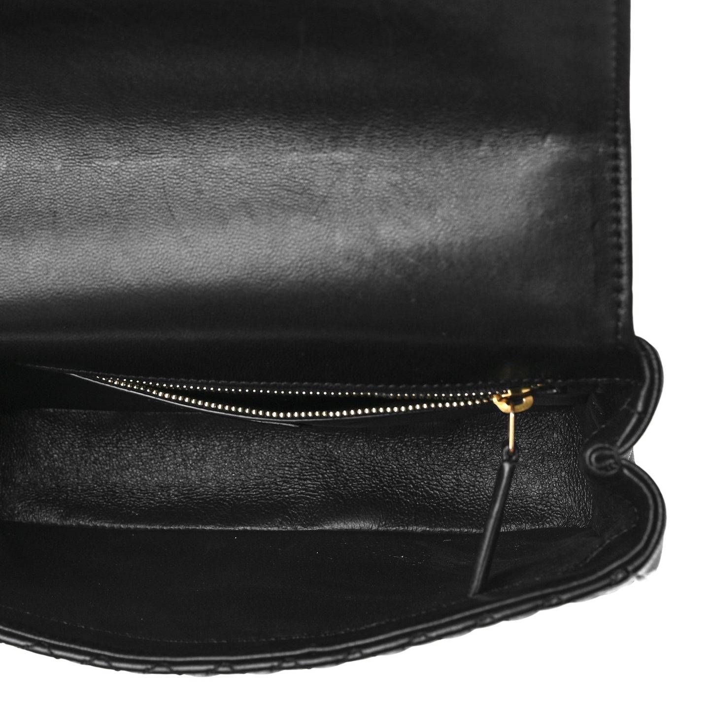 Lambskin Quilted Victoire Shoulder Bag Black