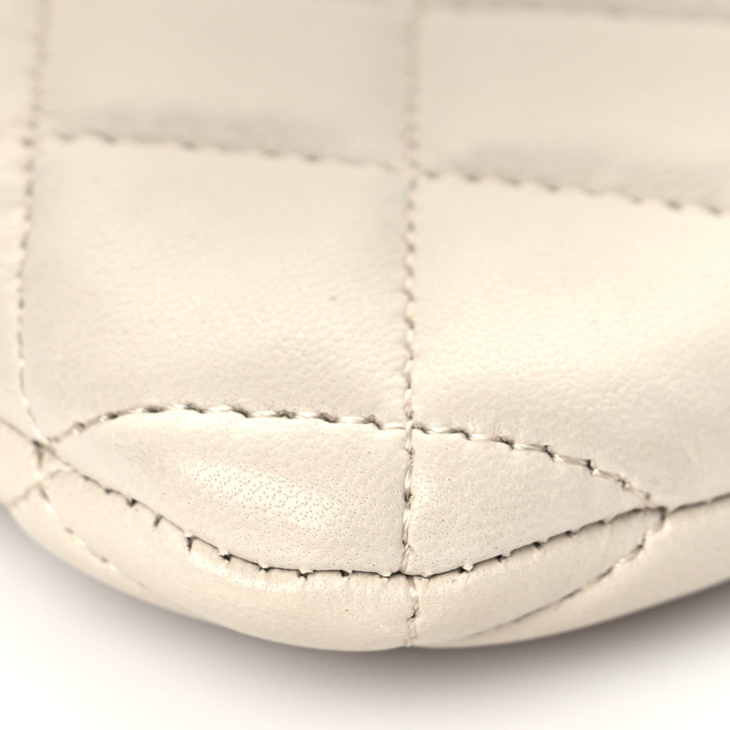 Chanel Lambskin Quilted Phone Case Grey 8 of 13