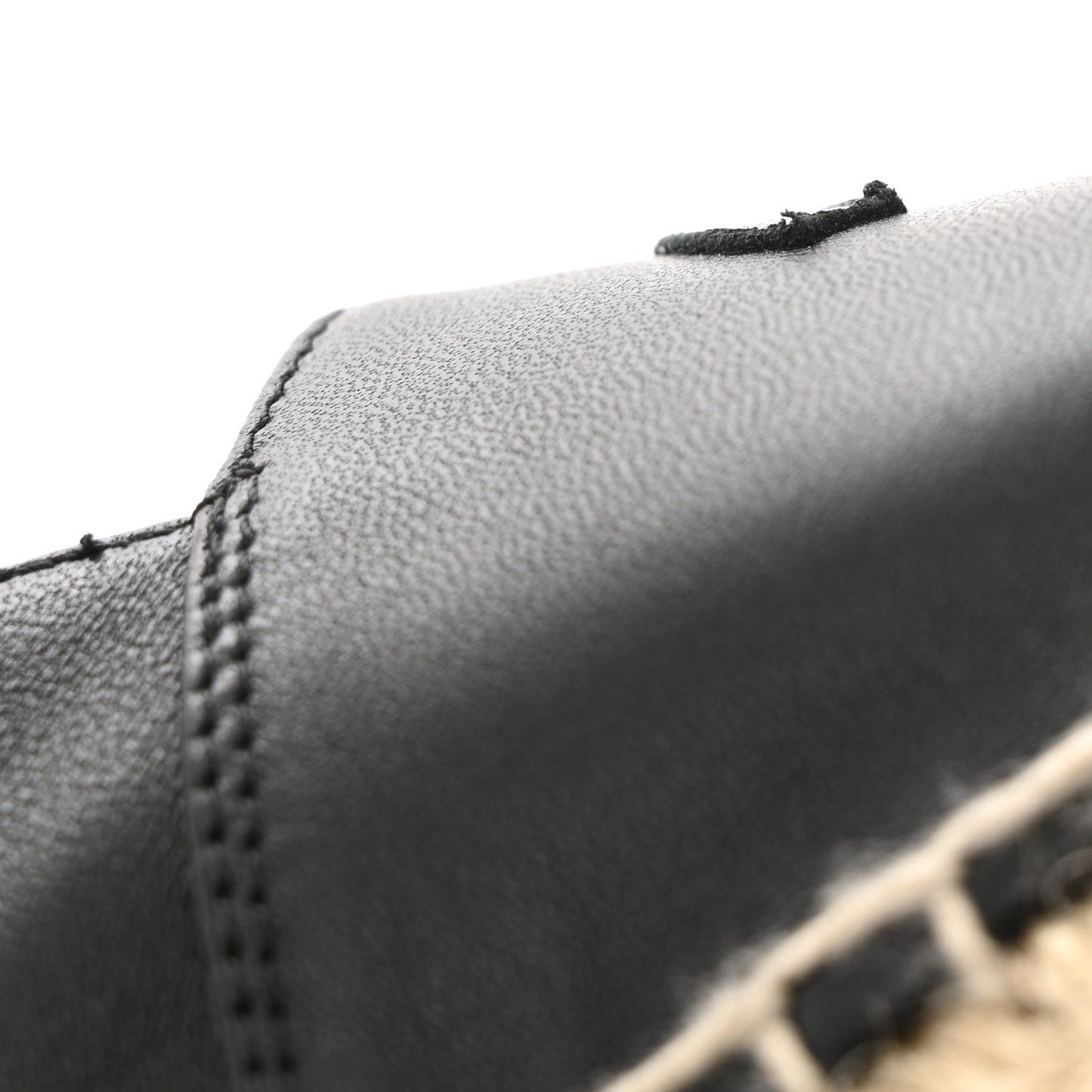 Lambskin CC Espadrilles 36 Black