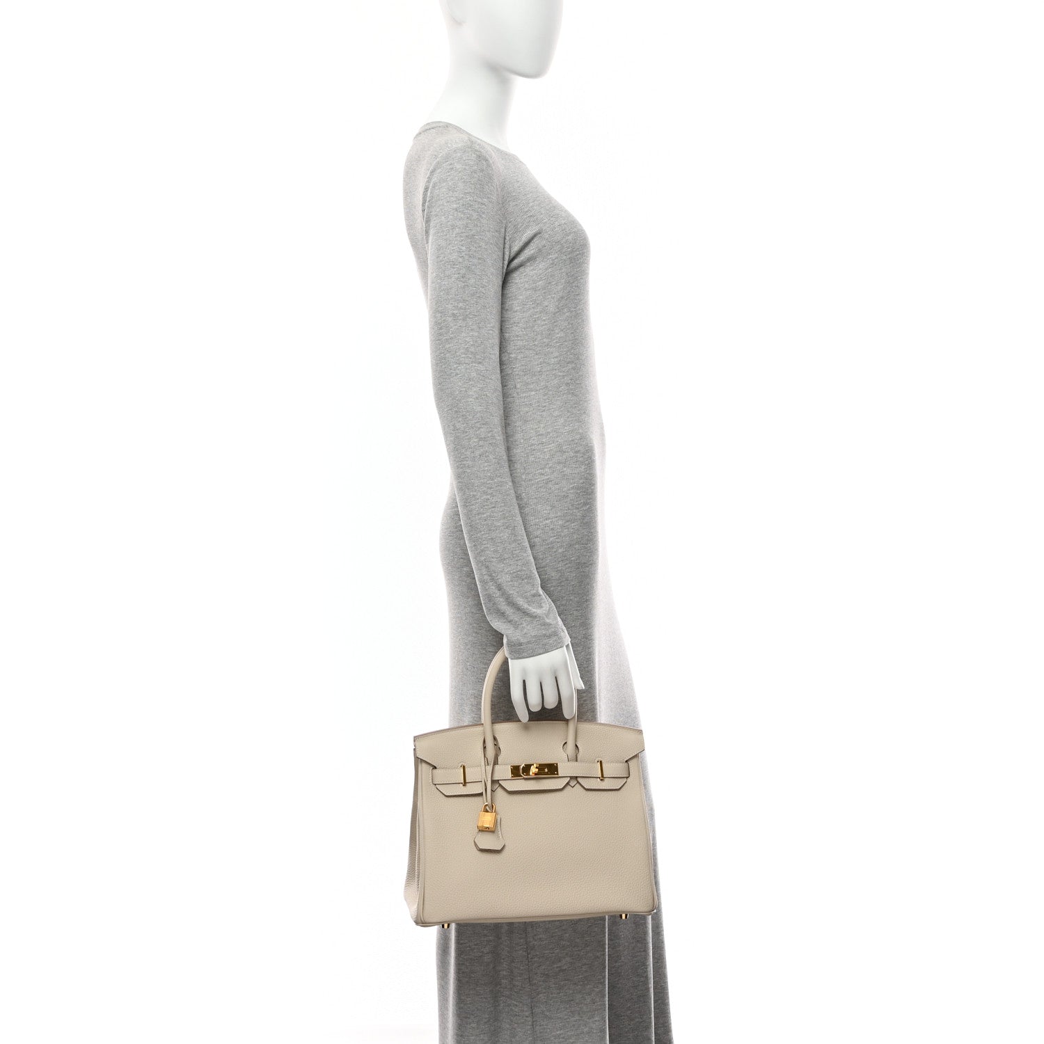 Hermes Togo Birkin 30 Craie 2 of 11