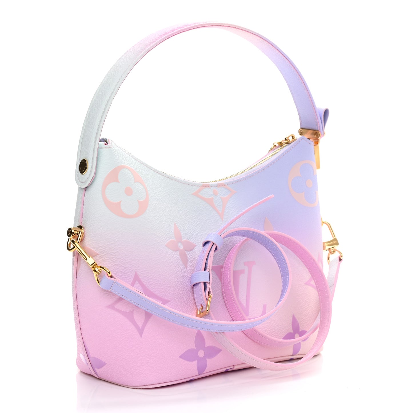 Monogram Giant Spring In The City Marshmallow Hobo PM Sunrise Pastel