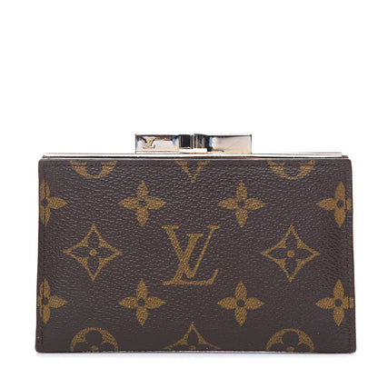Louis Vuitton Monogram French Kiss Lock Coin Purse 1 of 7