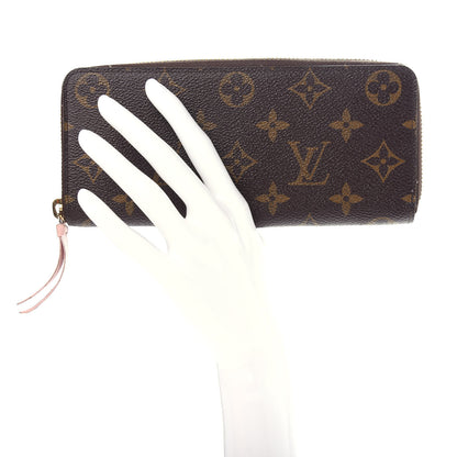 Louis Vuitton Monogram Clemence Wallet Rose Ballerine 2 of 8