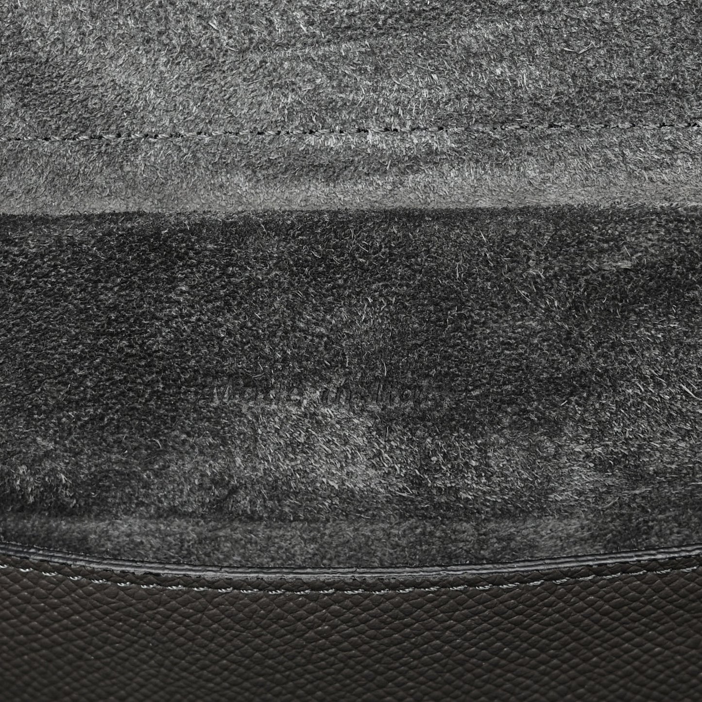 Baby Grained Calfskin Micro Belt Bag Grey
