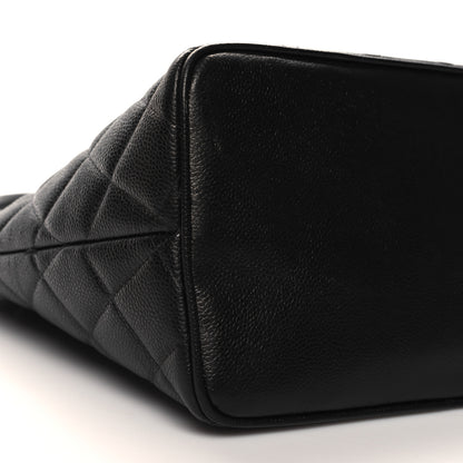 Chanel Caviar Quilted Medallion Tote Black 10 of 11