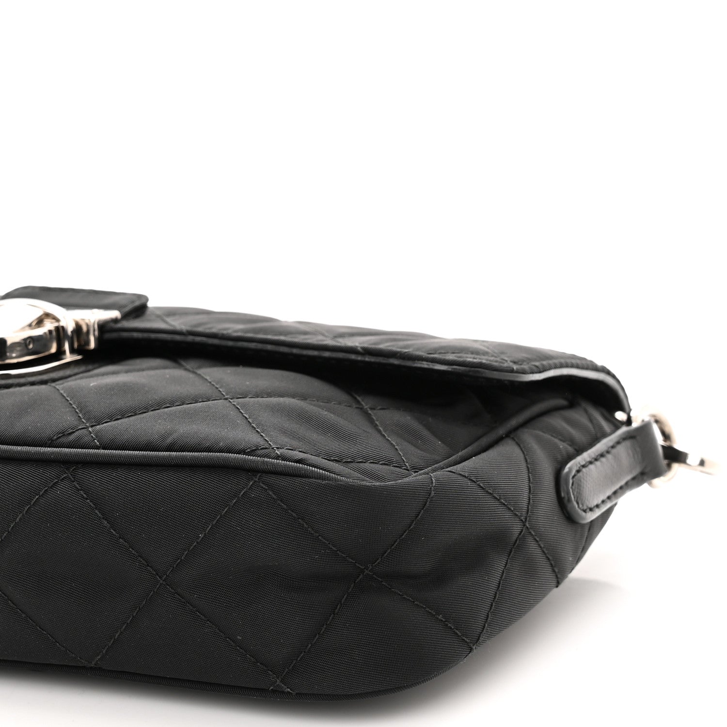 Prada Nylon Tessuto Impuntu Quilted Flap Black 9 of 9