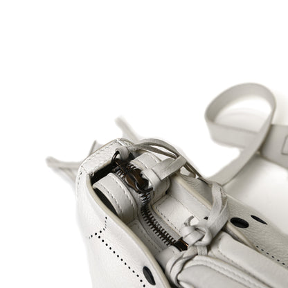 Balenciaga Veau Soyeux Perforated Blackout Hardware S City White 26 of 29