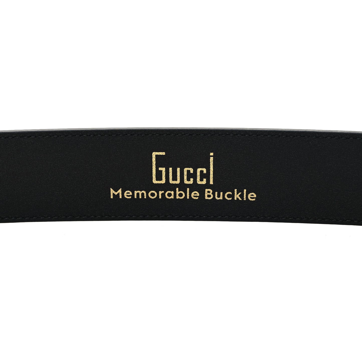 Textured Dollar Calfskin Criss-Cross Double G Memorable Buckle 40mm Belt 85 34 Black