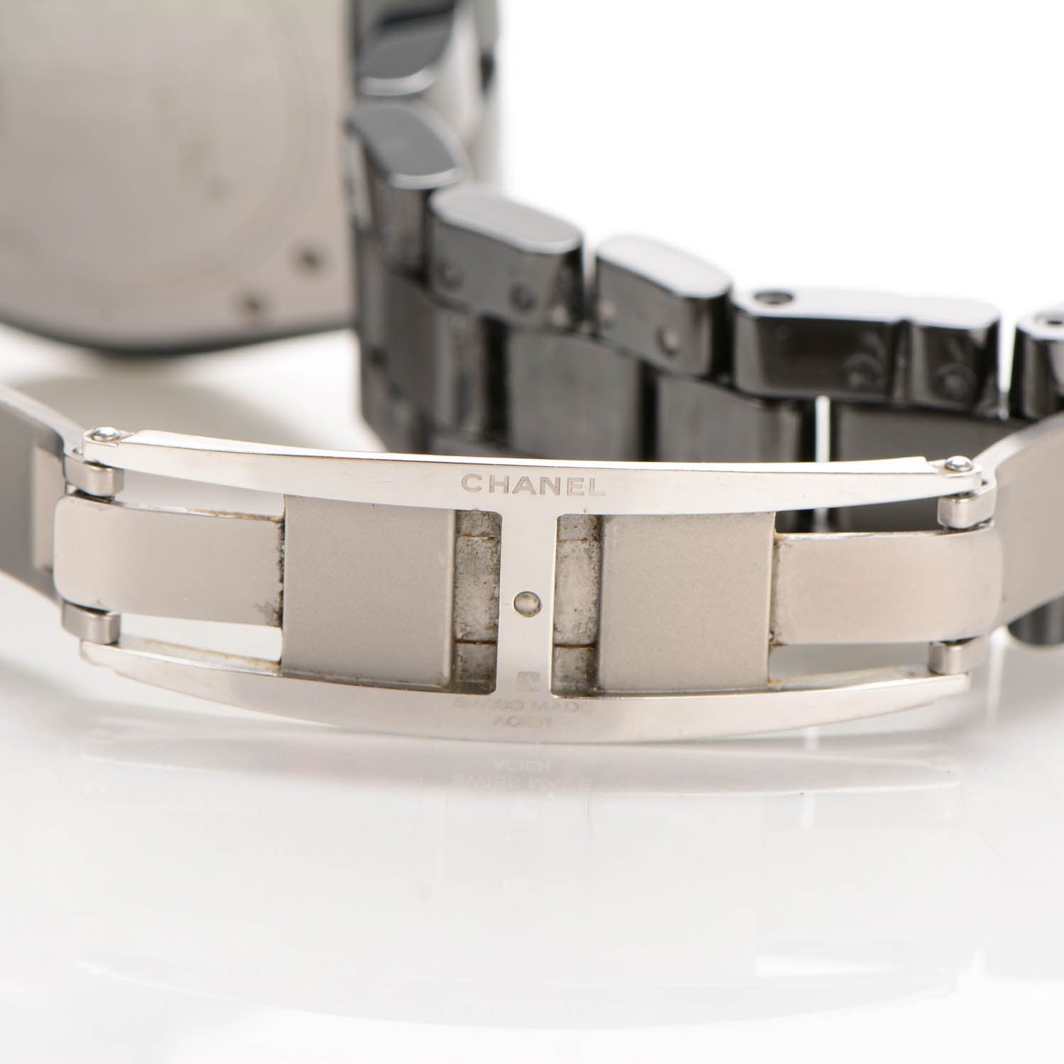 Chanel Stainless Steel Ceramic 38mm J12 Automatic Watch Black 6 of 6