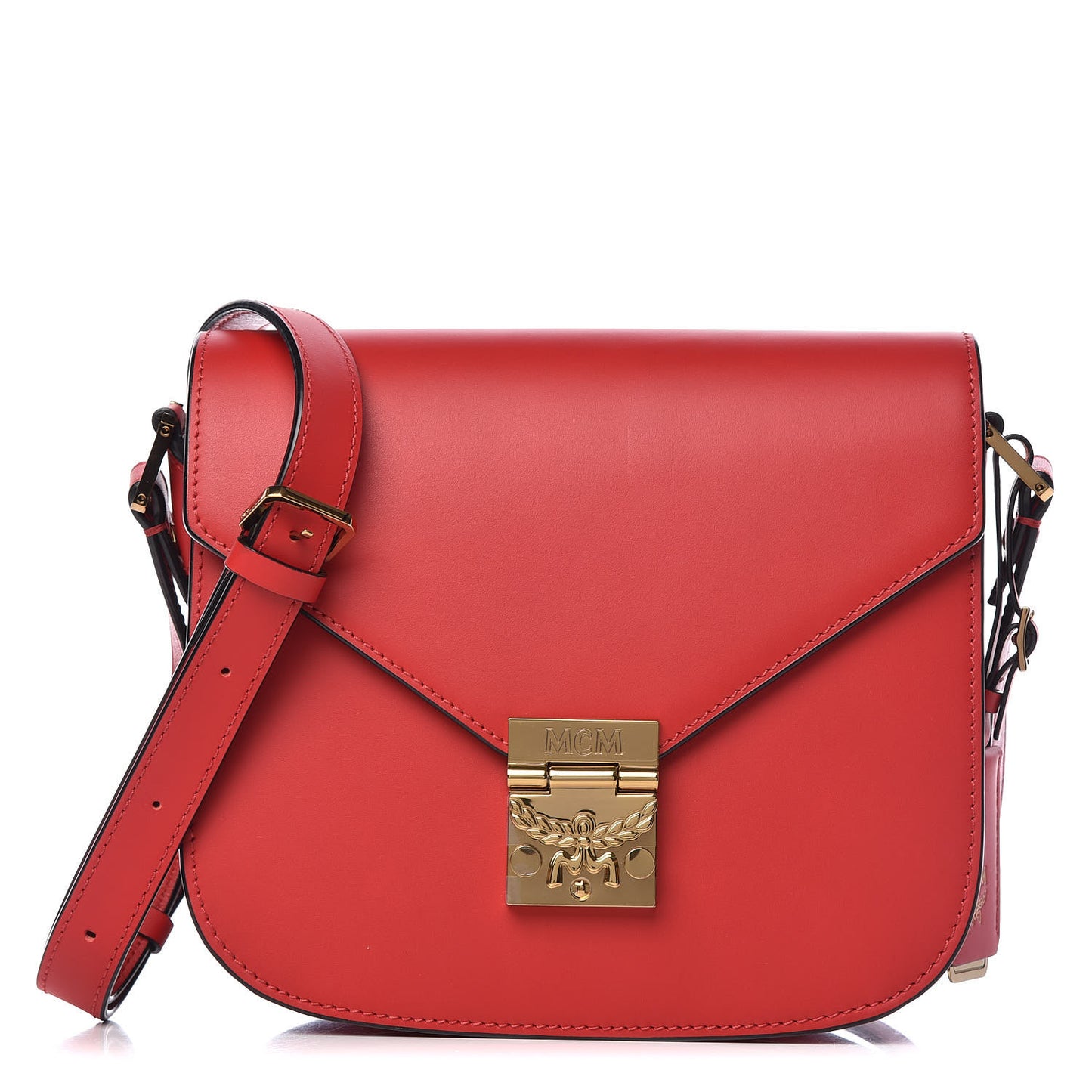 Calfskin Patricia Crossbody Bag Red